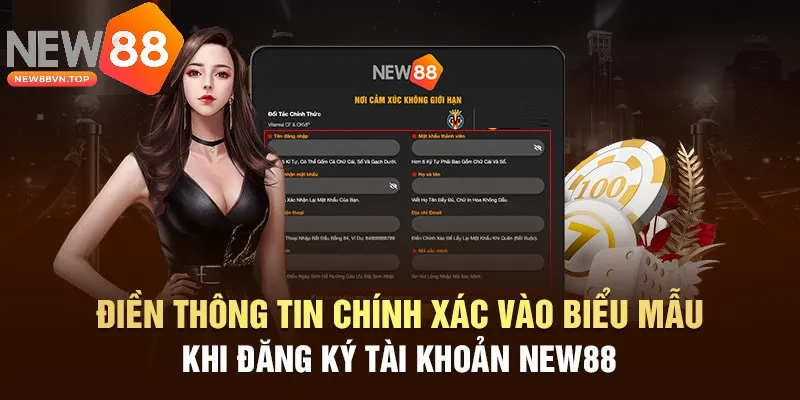 Hướng dẫn New88 đăng ký tài khoản siêu dễ dàng Hướng dẫn New88 đăng ký tài khoản siêu dễ dàng